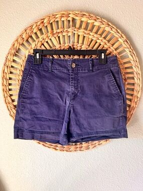 GAP Women's Deep Navy Cotton Bermuda Shorts